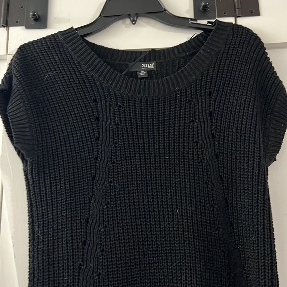 Black knit tunic/short dress size XS